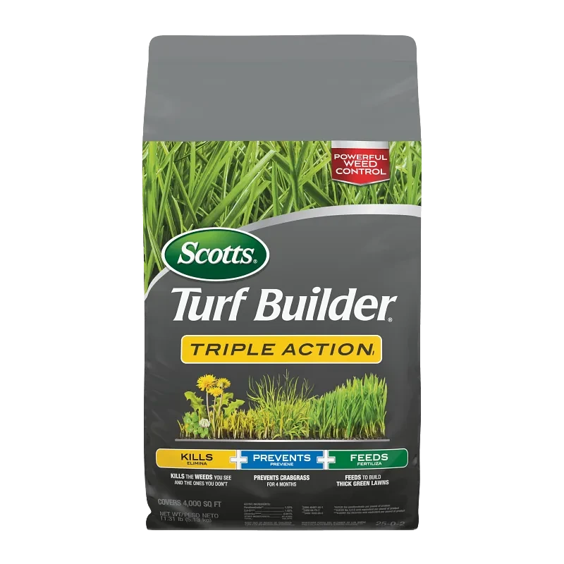 Best Fertilizer for Clay Soil Lawns (And When to Apply It) 3 Product Image of Scotts Turf Builder Triple Action